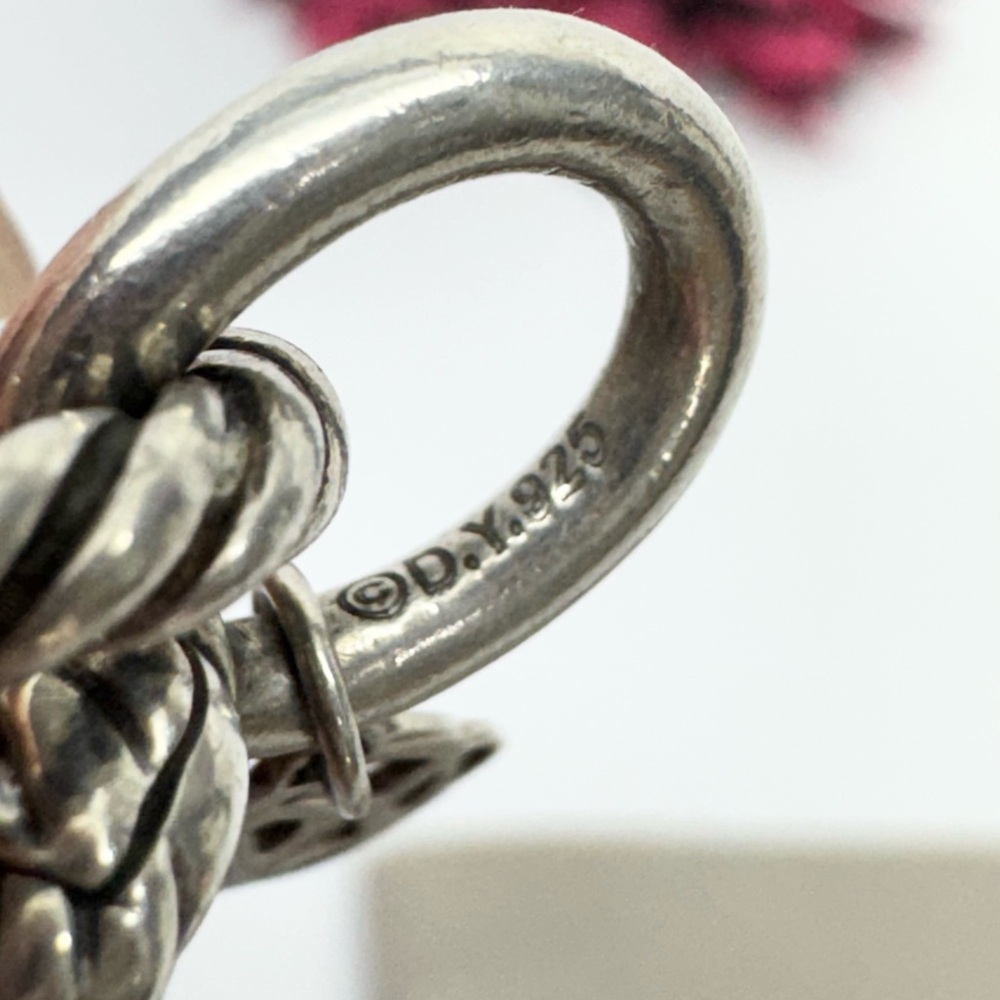 David Yurman 12mm Oval Link Chain Necklace .925 18” - Picture 6 of 9